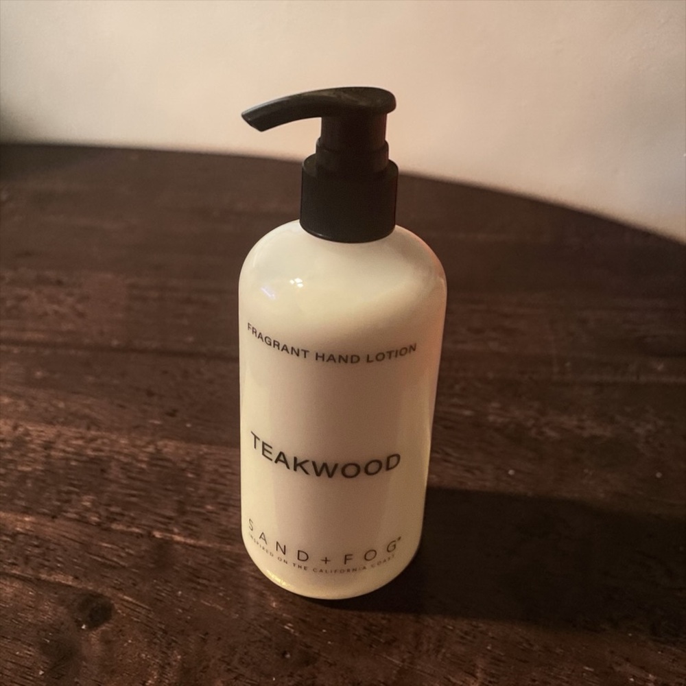 Sand + Fog Teakwood Fragrant Hand Lotion